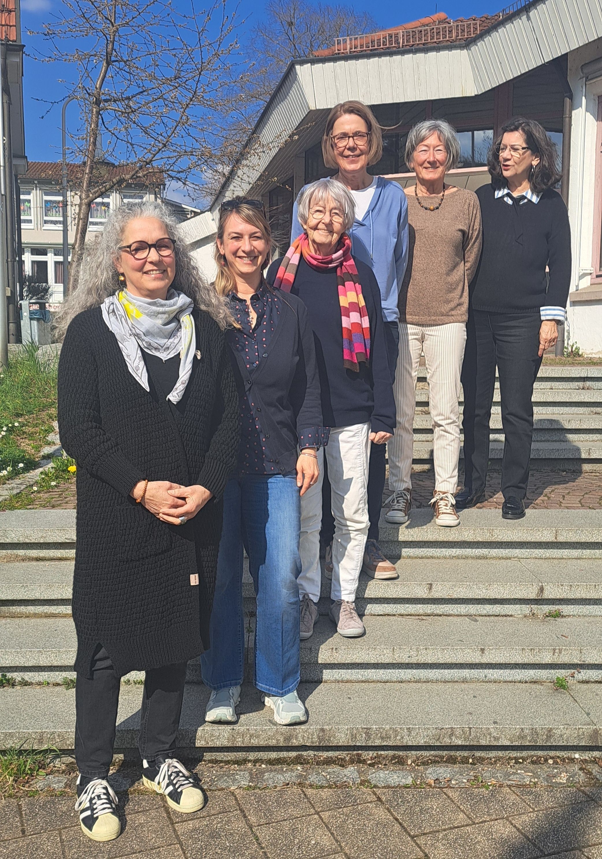 Angelika B. Lauppe mit dem wortWerk-Team © privat Angelika B. Lauppe mit dem wortWerk-Team © privat
